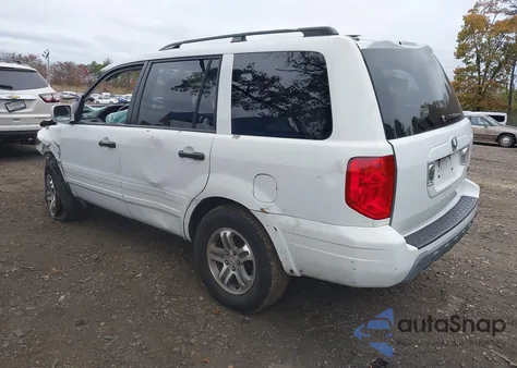2004 Honda Pilot Ex from USA, damaged, VIN 5FNYF18424B009949
